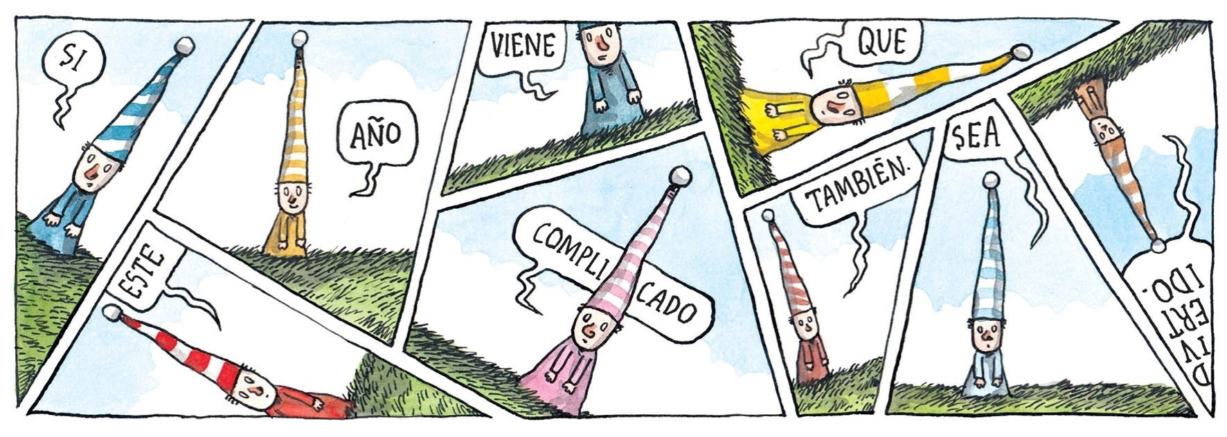 Tirinha de "Macanudo" feita pelo desenhista argentino Liniers - Divulgação/Macanudismo