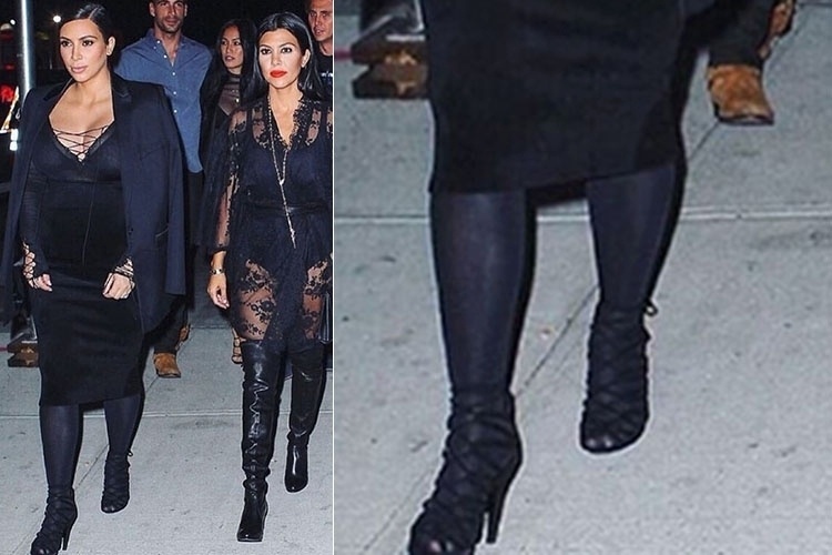 Kim Kardashian de salto alto - Reprodução/Instagram