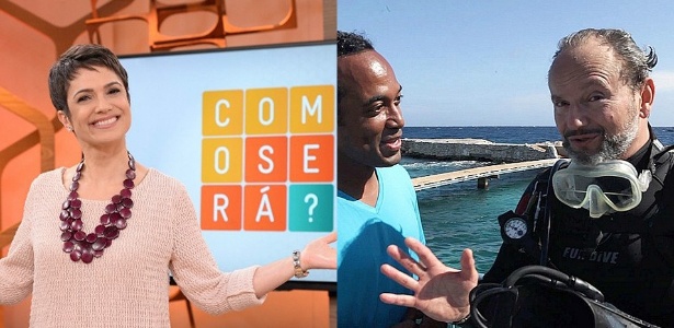 Sandra Annenberg e Ernesto Paglia trocam declaração de amor em rede nacional - Reprodução/TV Globo