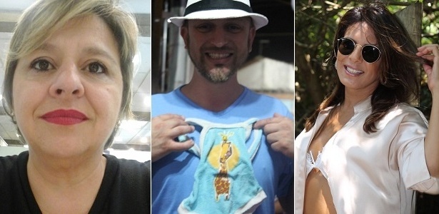 Elaine, Thiago e Andrea, ex-participantes de "No Limite" - Montagem/Facebook/Diego Valente - Montagem/Facebook/Diego Valente