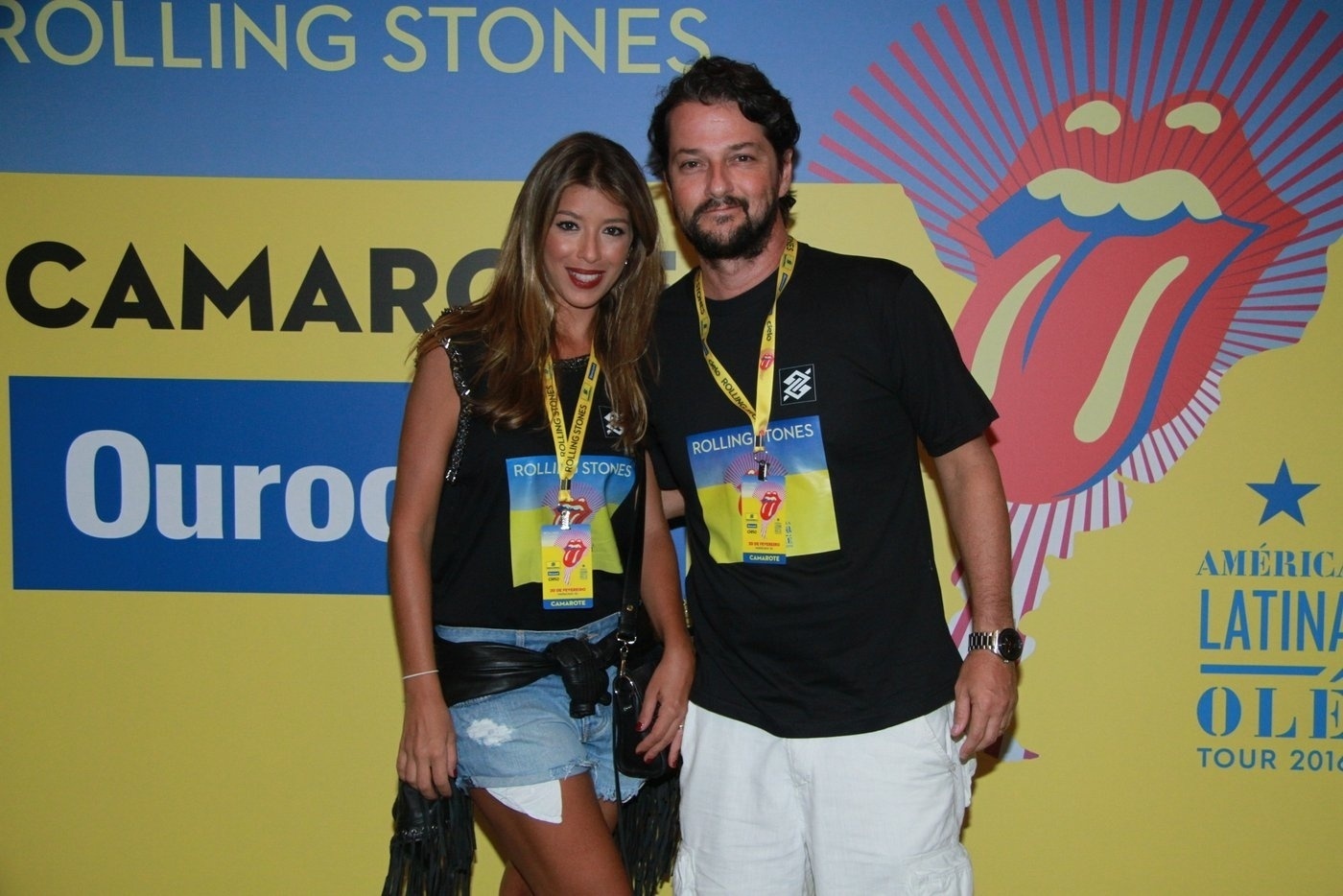 20.fev.2016 - Famosos no show do Rolling Stones no Rio de Janeiro - Thyago Andrade/Brazil News