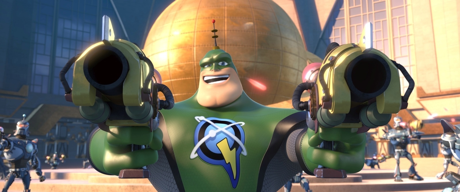 Cena do filme "Heróis da Galáxia: Ratchet e Clank" - Divulgação