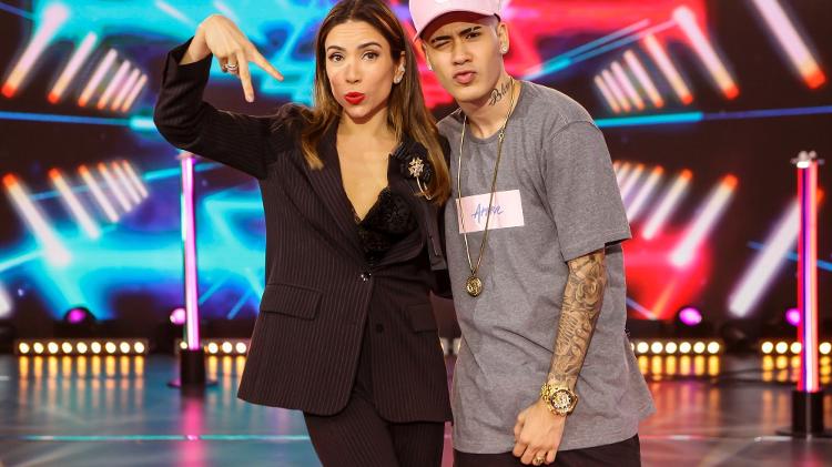 Patrícia Abravanel e MC Kevinho no "Máquina da Fama" - Gabriel Cardoso/SBT  - Gabriel Cardoso/SBT 