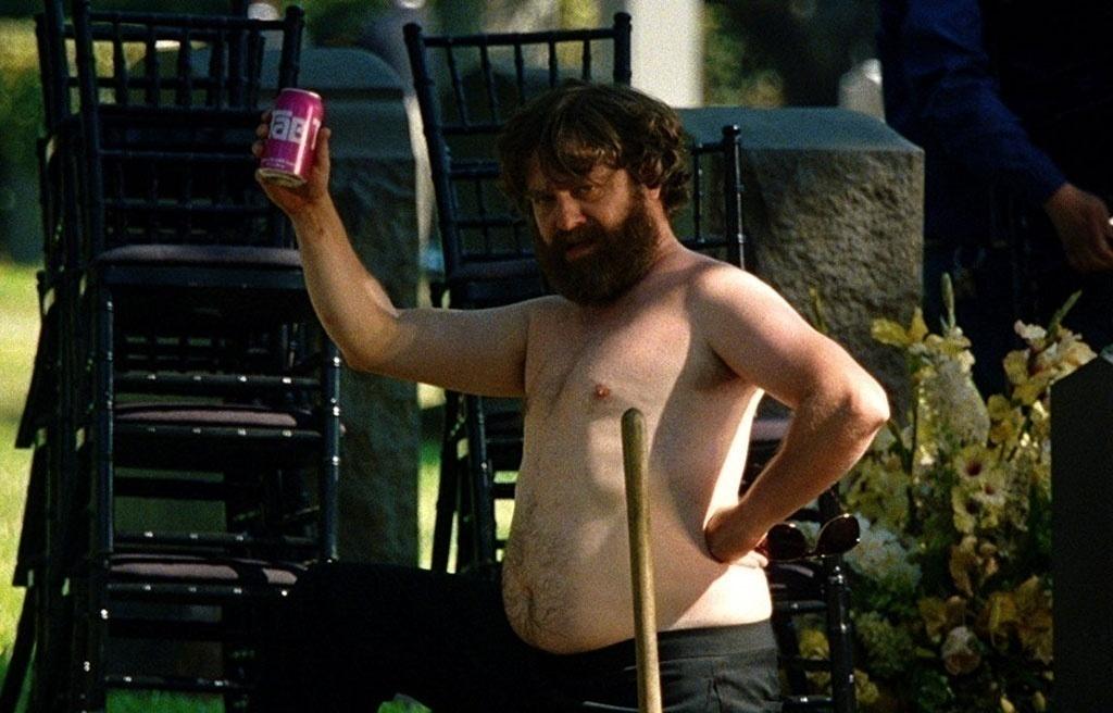 Zach Galifianakis em cena de "Se Beber, Não Case! Parte III" (2013) - Divulgação