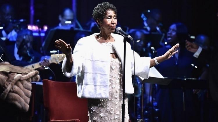 A cantora Aretha Franklin - Reprodução - Reprodução