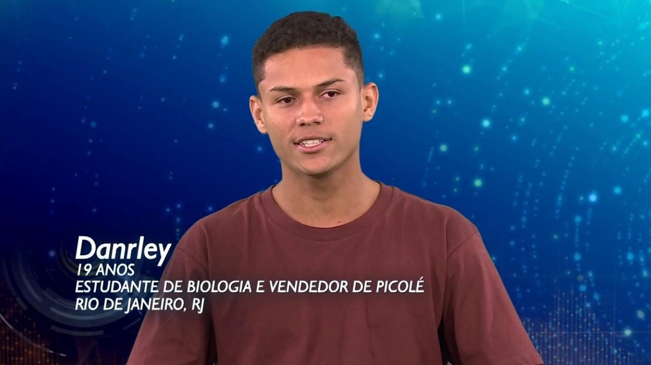 Danrley é o terceiro participante divulgado do "BBB19" - Reprodução/TvGlobo
