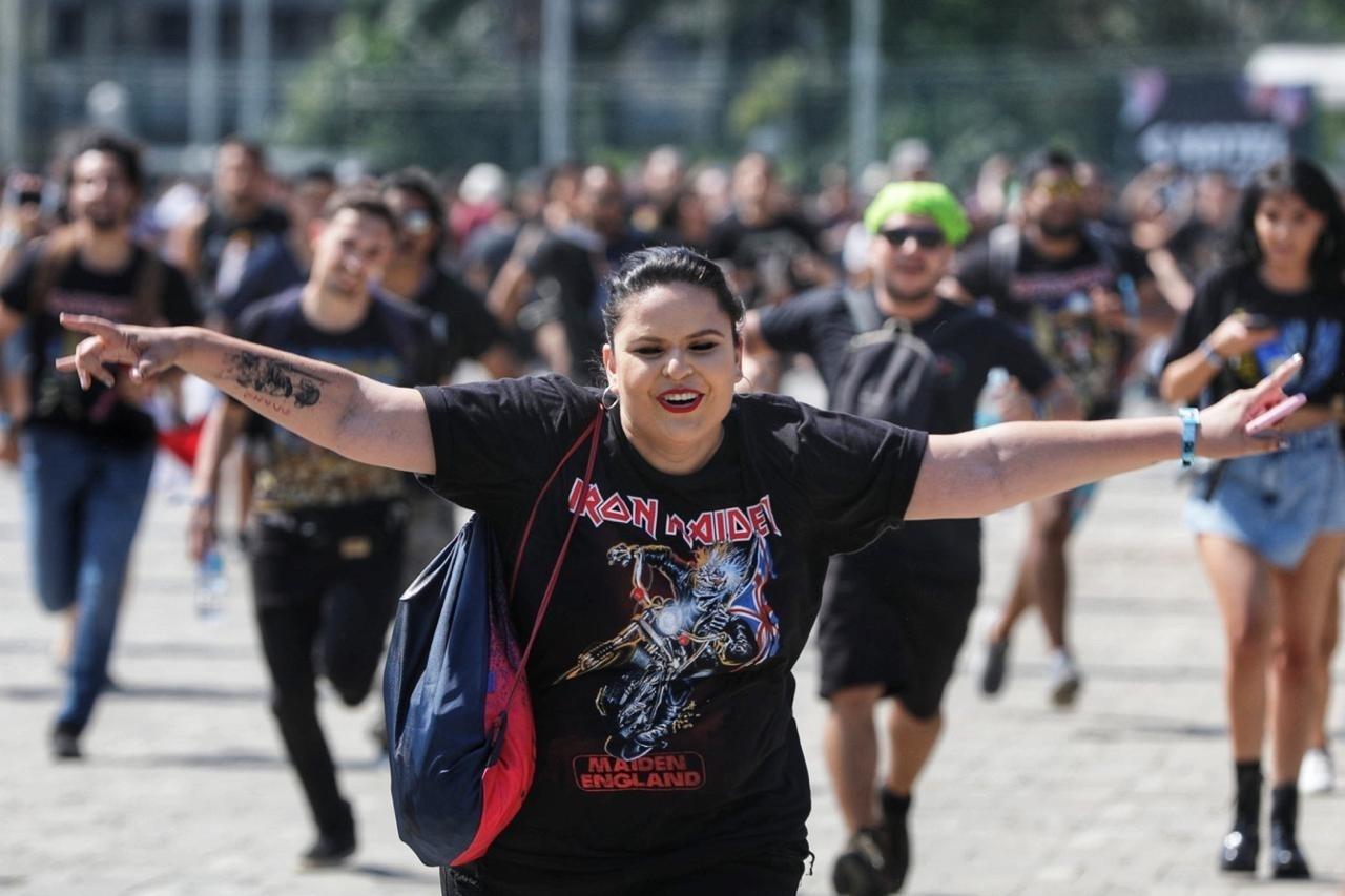 Fãs de metal marcam presença no quinto dia do Rock In Rio 2019 - LUCIOLA VILLELA/ UOL