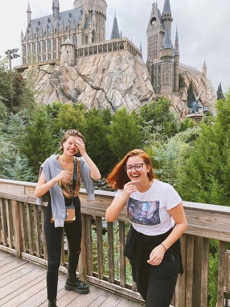Agatha Moreira visita o parque do Harry Potter  - REPRODUÇÃO/INSTAGRAM