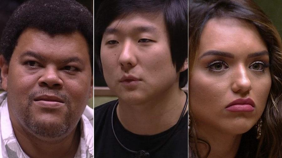 Babu, Pyong e Rafa estão no paredão - Reprodução/TV Globo