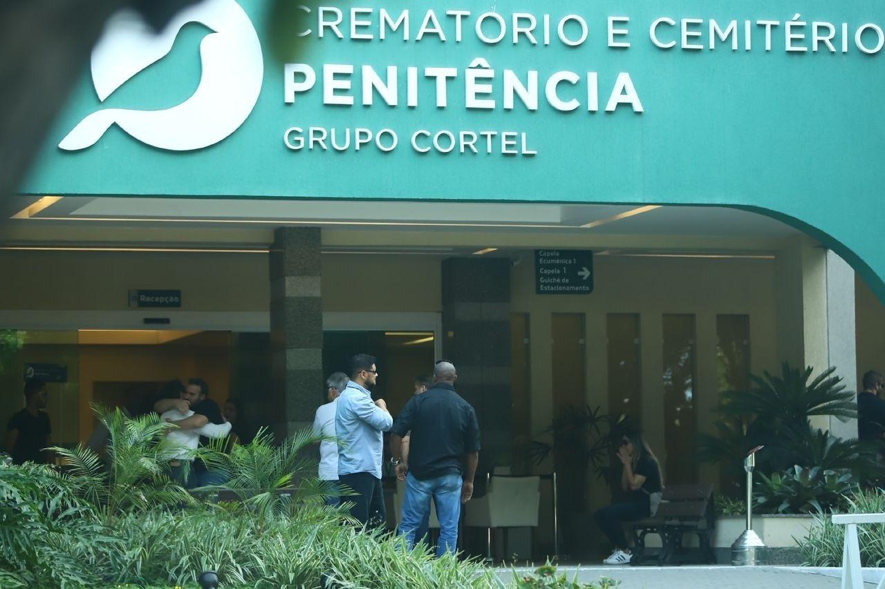 Velório de Moraes Moreira ocorreu no crematório e cemitério da Penitência no Cajú, no Rio de Janeiro - Daniel Pinheiro/AgNews