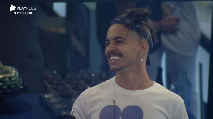 A Fazenda 2020: Biel durante festa - Reprodução/Playplus