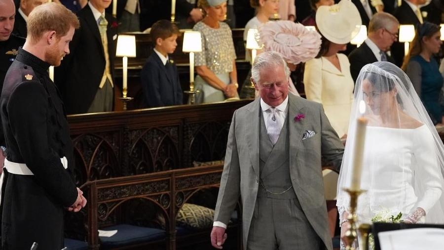 Príncipe Charles durante casametno de Meghan Markle e Príncipe Harry - Reprodução/Instagram