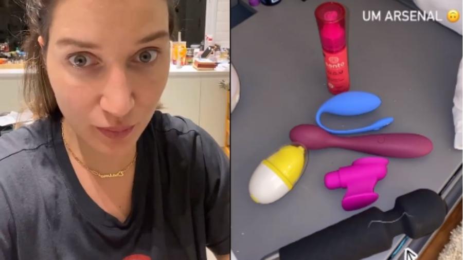 Gabriela Pugliesi mostra seus brinquedos eróticos - Reprodução/Instagram