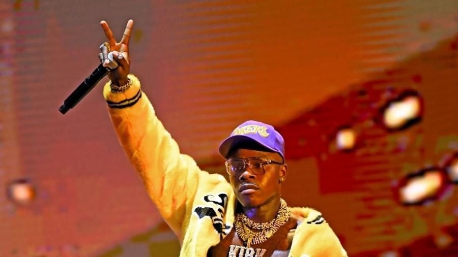 Rapper DaBaby durante o MTV Video Music Awards 2020 - Getty Images para MTV