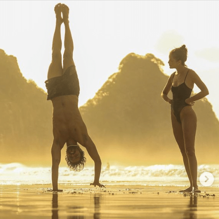 Rodrigo Simas e Agatha Moreira em Fernando de Noronha - Reprodução / Instagram