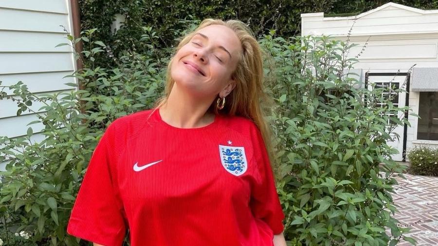 Adele faz postagem elogiando Inglaterra após derrota na final da Eurocopa - Reprodução/Instagram