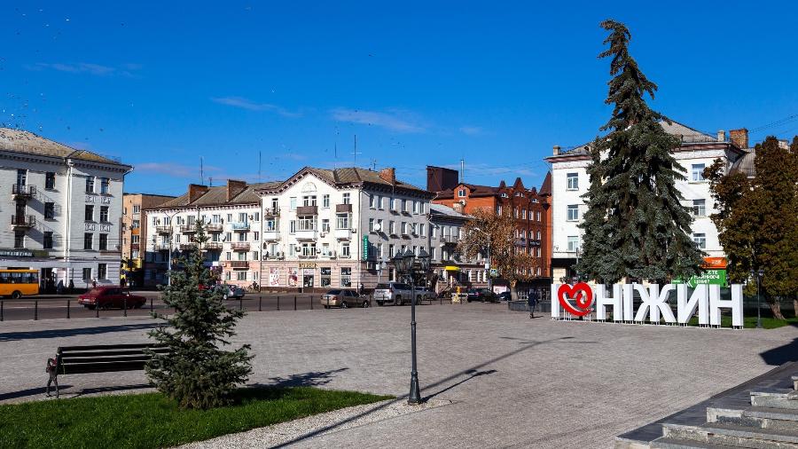 Praça Ivan Franko, em Chernihiv - Getty Images