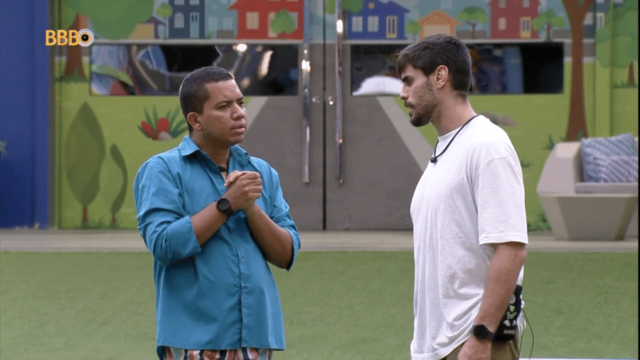 BBB 23: Bruno conversa com Cara de Sapato - Reprodução/Globo