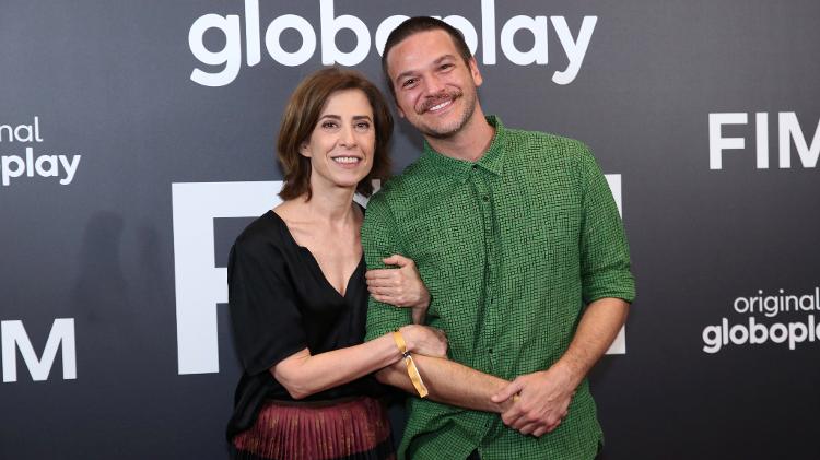 Fernanda Torres e Emilio Dantas no lançamento de "Fim" (Globoplay), no Rio