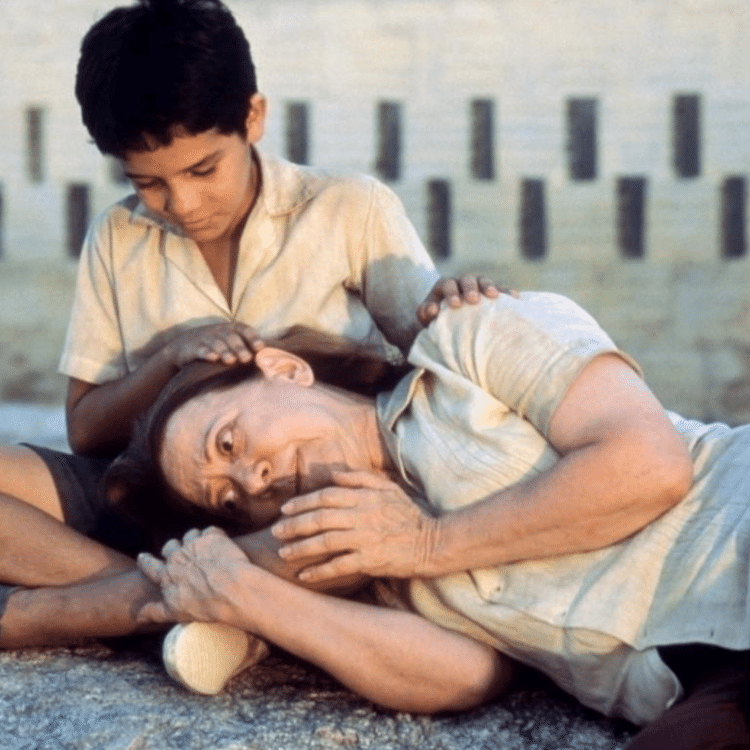 Vinícius de Oliveira e Fernanda Montenegro em "Central do Brasil"