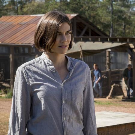 Maggie (Lauren Cohan) em cena do último episódio da oitava temporada de "The Walking Dead" - Divulgação