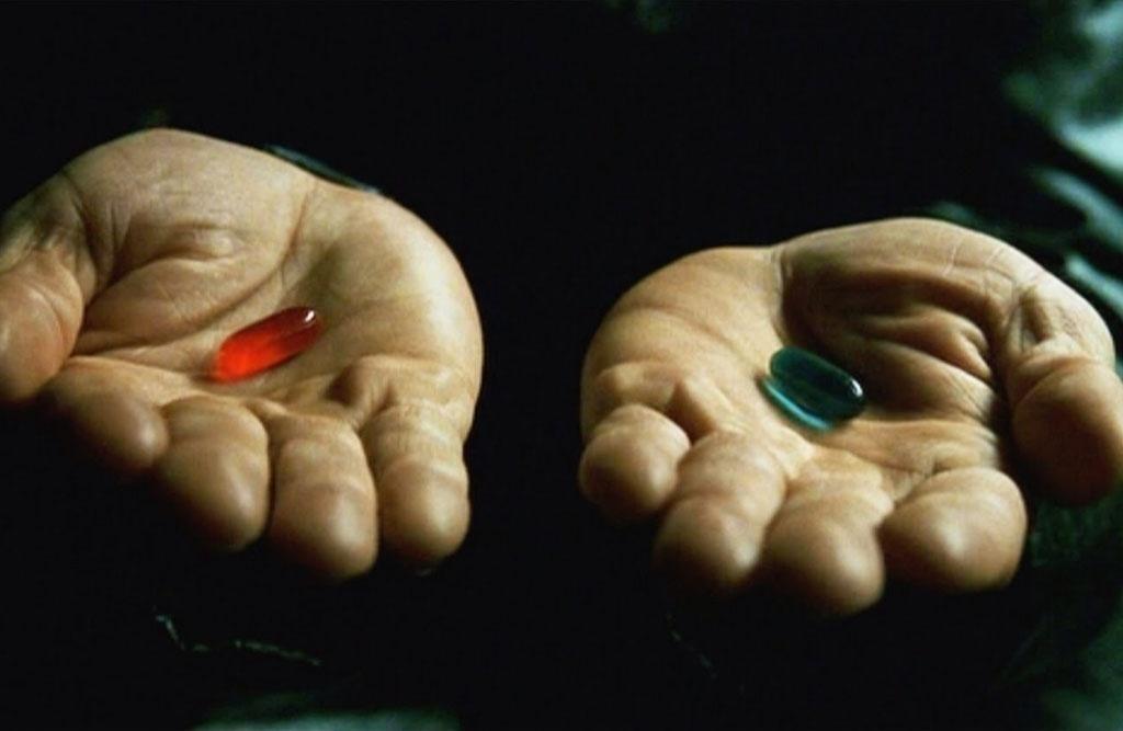 Laurence Fishburn em cena de "Matrix" (1999) - Divulgação