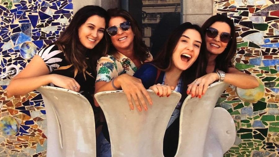 Fátima Bernardes está com as filhas em Barcelona - Instagram/Reprodução