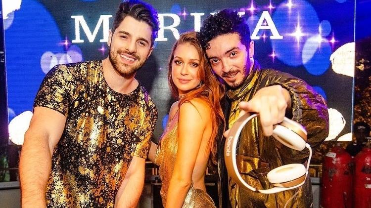 Alok, Marina e Felipe Mar - Reprodução/Instagram - Reprodução/Instagram