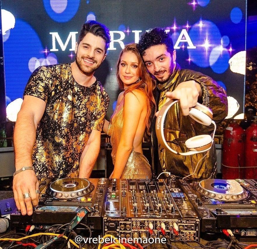 Alok, Marina e Felipe Mar - Reprodução/Instagram