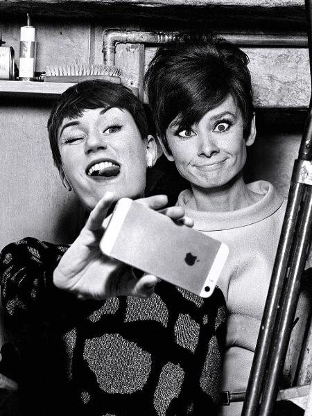Audrey Hepburn foi uma das selecionadas para o trabalho da fotógrafa - Flóra Borsi/Reprodução Instagram