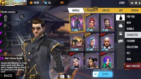 Parceria do Free Fire e Champions Legion dá itens aos jogadores