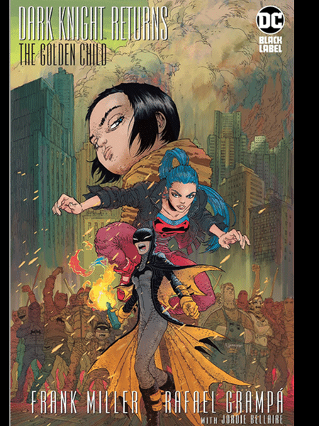 Uma das capas de Dark Knight Returns: The Golden Child, de Frank Miller e Rafael Grampá - Divulgação