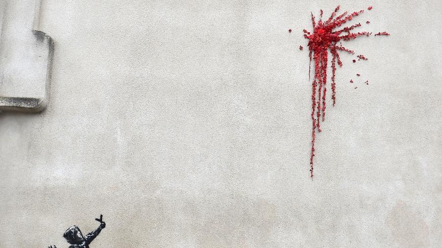 Banksy é suspeito de ter pintado novo mural no Reino Unido - REUTERS/Rebecca Naden