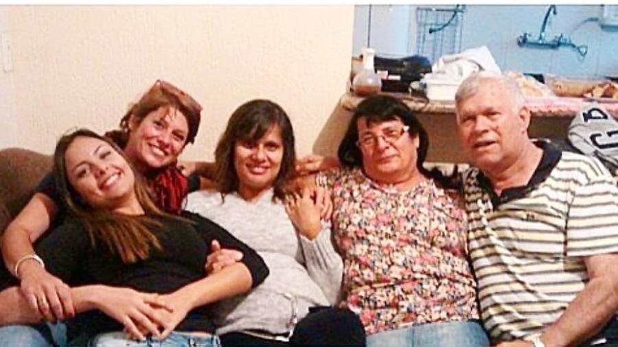 Valéria Zoppello e a família de Dinho, dos Mamonas Assassinas - Reprodução/Instagram