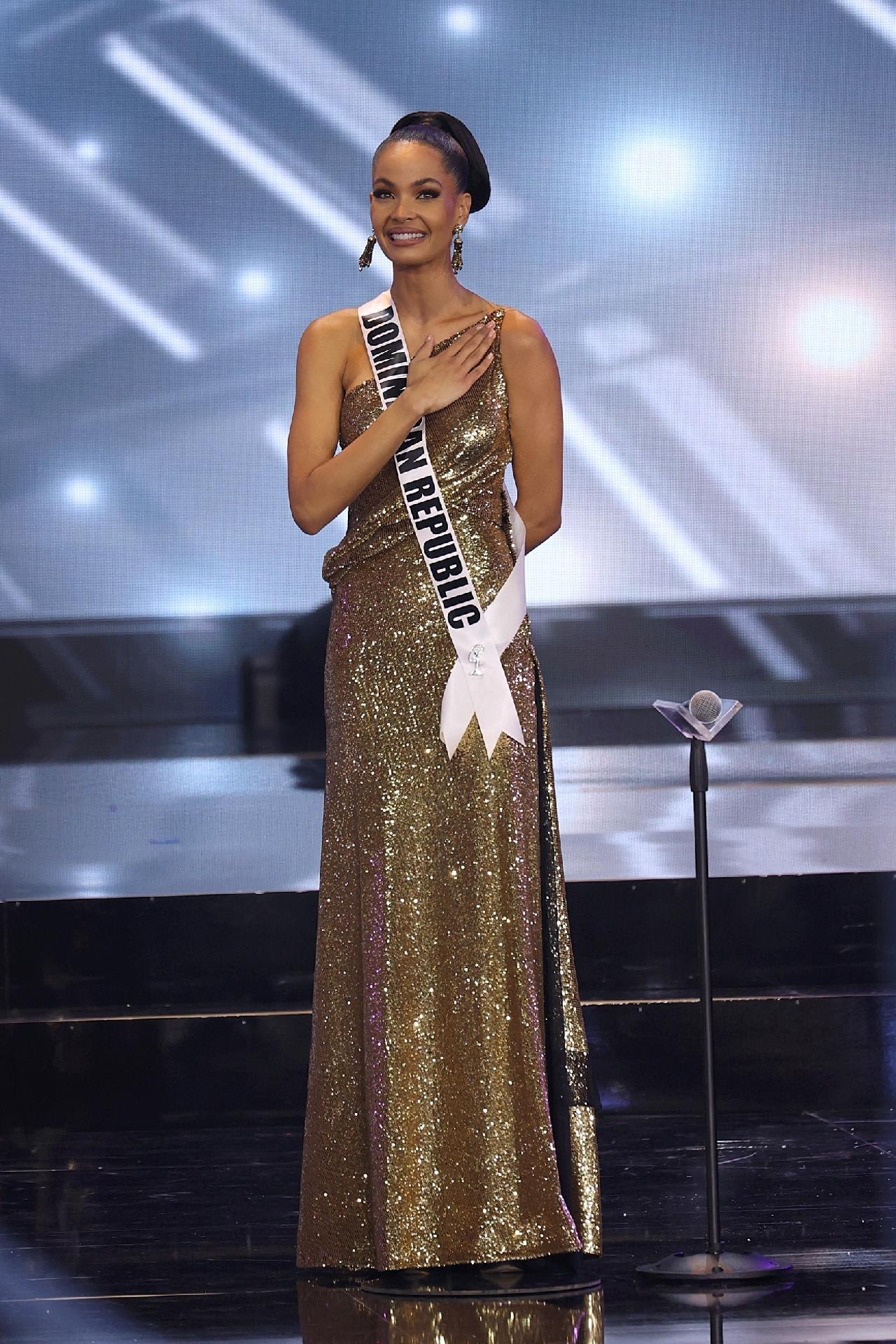 A finalista Miss República Dominicana Kimberly Jiménez - Rodrigo Varela/Getty Images/AFP