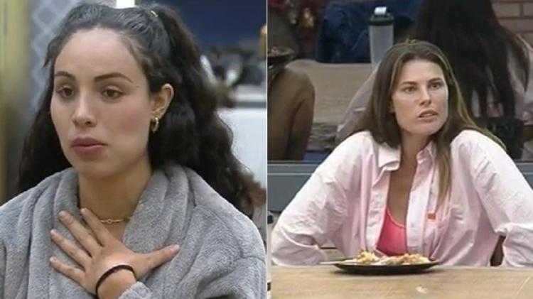 A Fazenda 2021: Aline recebe elogio quente de Dayane após contar sobre seu namorada - Reprodução/Playplus - Reprodução/Playplus