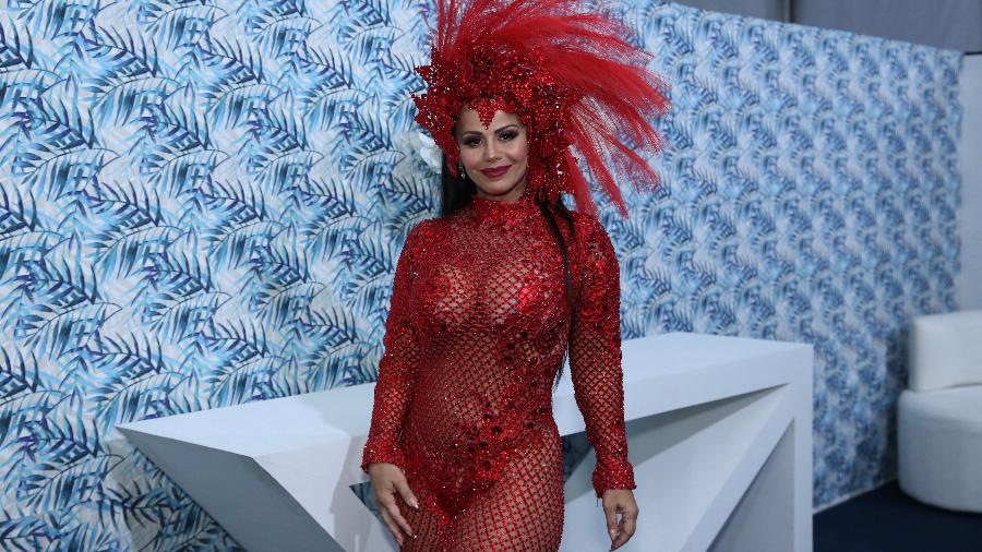 Viviane Araújo sambou na abertura do Rio Carnaval 2022  - ROBERTO FILHO / BRAZIL NEWS