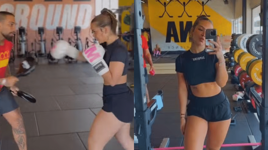 Mel Maia compartilha treino de boxe - Instagram
