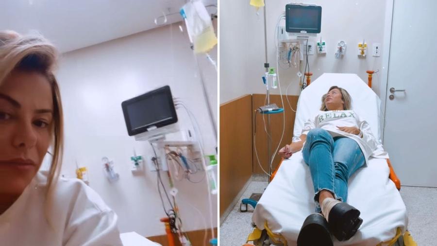 Poliana Rocha vai em hospital de Goiânia após febre e demais sintomas