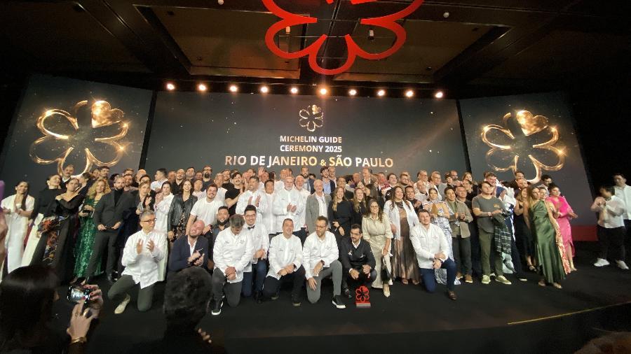 Cerimônia do Guia Michelin 2025, no hotel Rosewood, em São Paulo Cerimônia do Guia Michelin 2025, no hotel Rosewood, em São Paulo