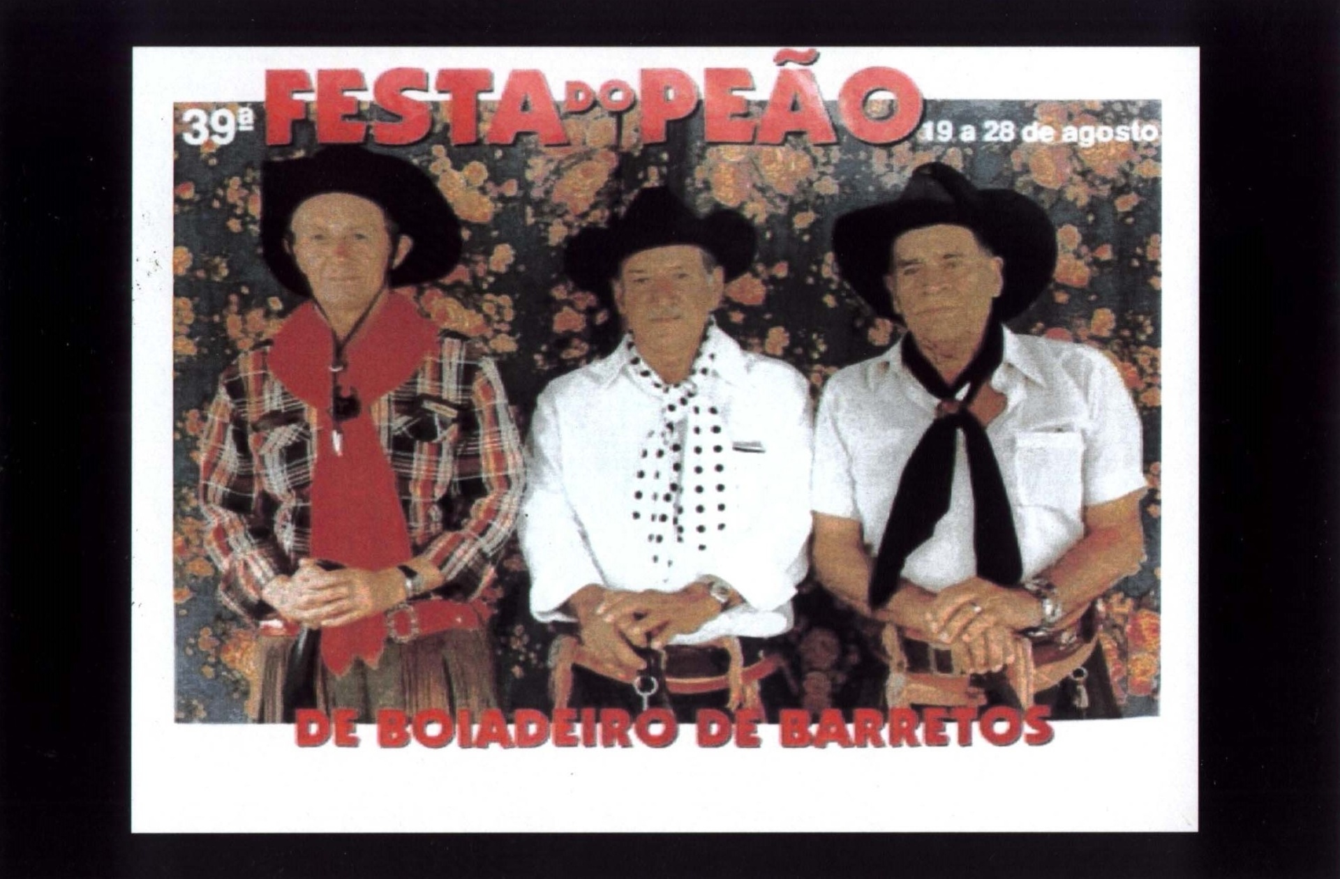 Em 1994, pôster foi ilustrado com fotografia do americano radicado no Brasil David Drew Zing - Reprodução