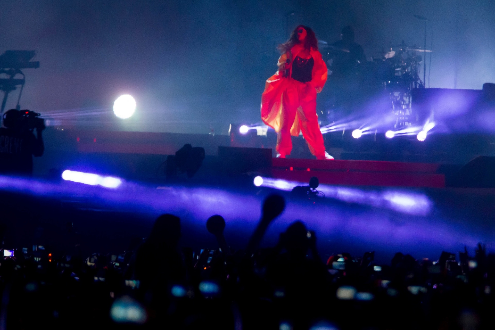 26.set.2015 - Rihanna se apresenta no sexto dia do Rock in Rio 2015 - Ide Gomes/Agência Estado