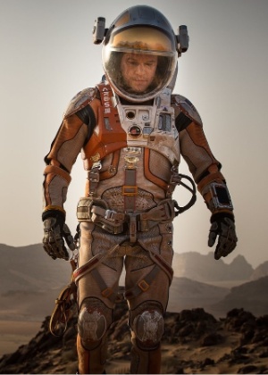 Matt Damon é Mark Watney no filme "Perdido em Marte", de Ridley Scott - Divulgação