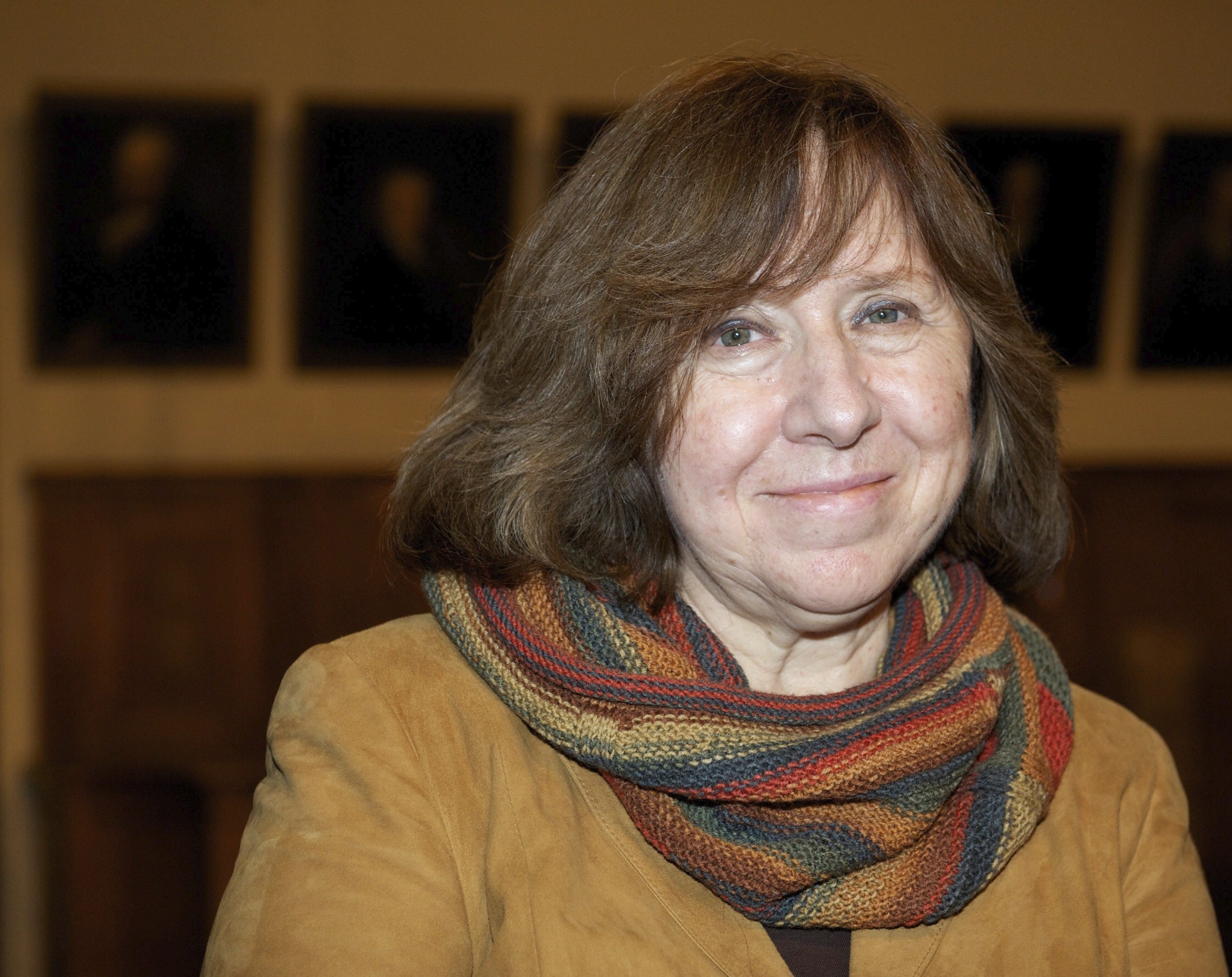 15.out.2013 - A bielorrusa Svetlana Alexievich em Leipzig, na Alemanha - Peter Endig/EFE