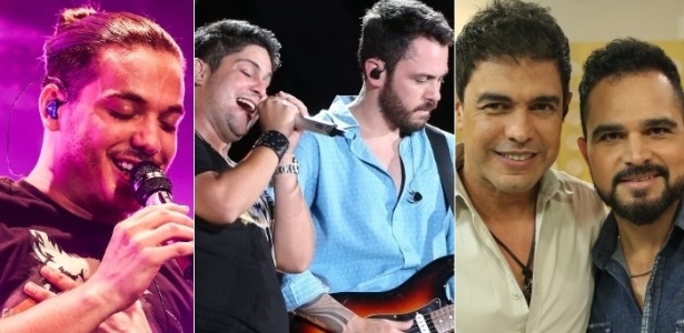 Safadão, Jorge & Mateus e Zezé Di Camargo & Luciano estarão na 61ª Festa de Barretos - Montagem/UOL