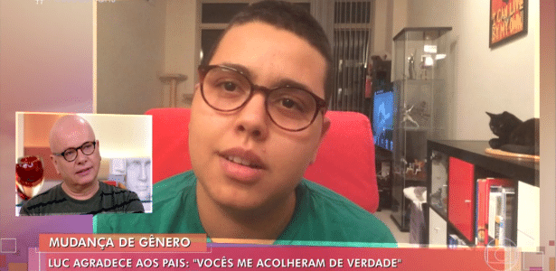 Marcelo Tas se emociona com mensagem de agradecimento deixada por filho transgênero - Reprodução/TV Globo