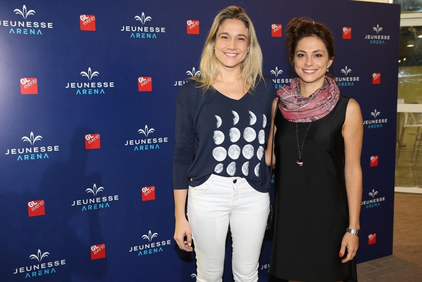 Fernanda Gentil chegou acompanhada da namorada Priscila Montandon para assistir à apresentação do músico inglês - Reginaldo Teixeira/CS Eventos Divulgação