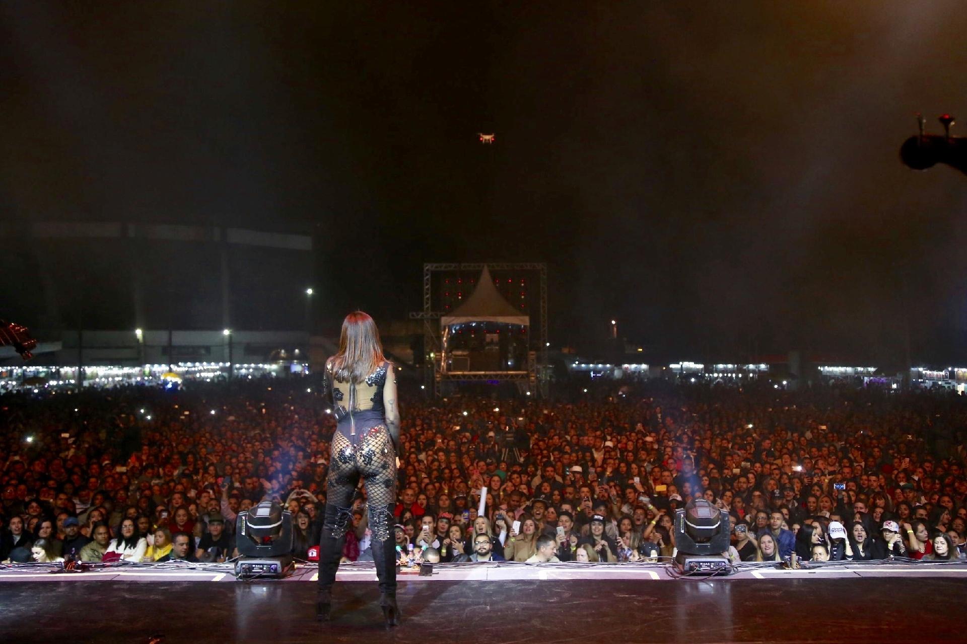 A cantora Anitta foi uma das atrações deste domingo, na tradicional festa junina da Portuguesa, em São Paulo - Manuela Scarpa/Brazil News