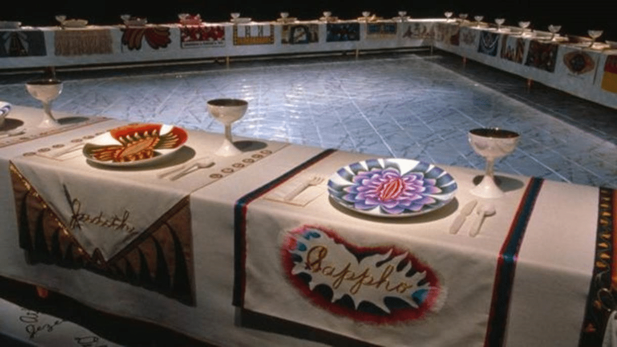 Judy Chicago, "Dinner Party", 1979 - Reprodução