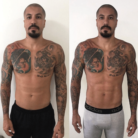 Ex-BBB Fernando Medeiros mostra antes e depois  - Reprodução/Instagram/femedeirostt